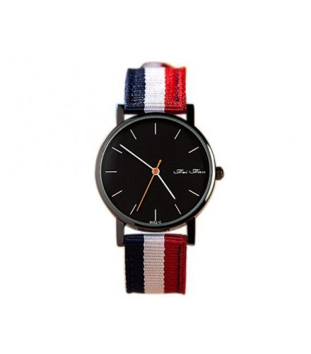 W352 - Multi Color Cloth Belt Watch